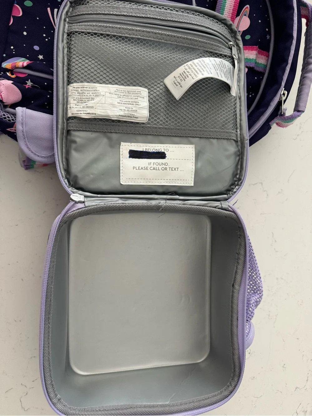 Pottery Barn little kids backpack and lunchbox (personalized)